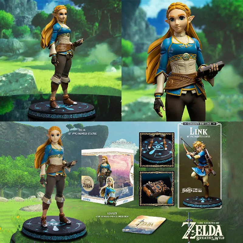 

First4Figures F4F Legend of the Zelda Princess BOTWZS BOTWZC Breath Of The Wild 10inch Painted Statue for Fans Gift