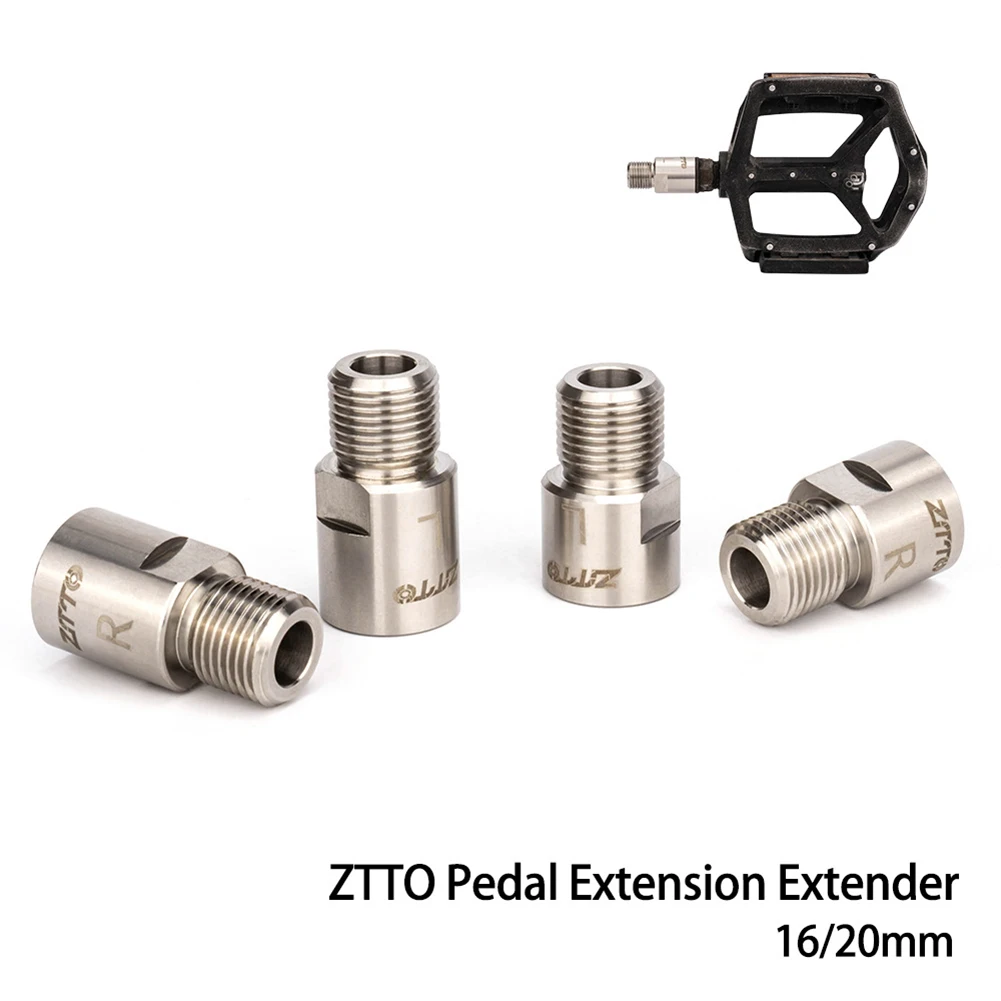 Bicycle Pedal Extension Spacer Adapter 20MM 16MM MTB Road Bike ForSHIMANO Pedal Extender Shaft Extends Pedal Axle For 9/16"
Bicycle Pedal Extension Spacer Adapter 20MM 16MM MTB Road Bike ForSHIMANO Pedal Extender Shaft Extends Pedal Axle For 9/16"