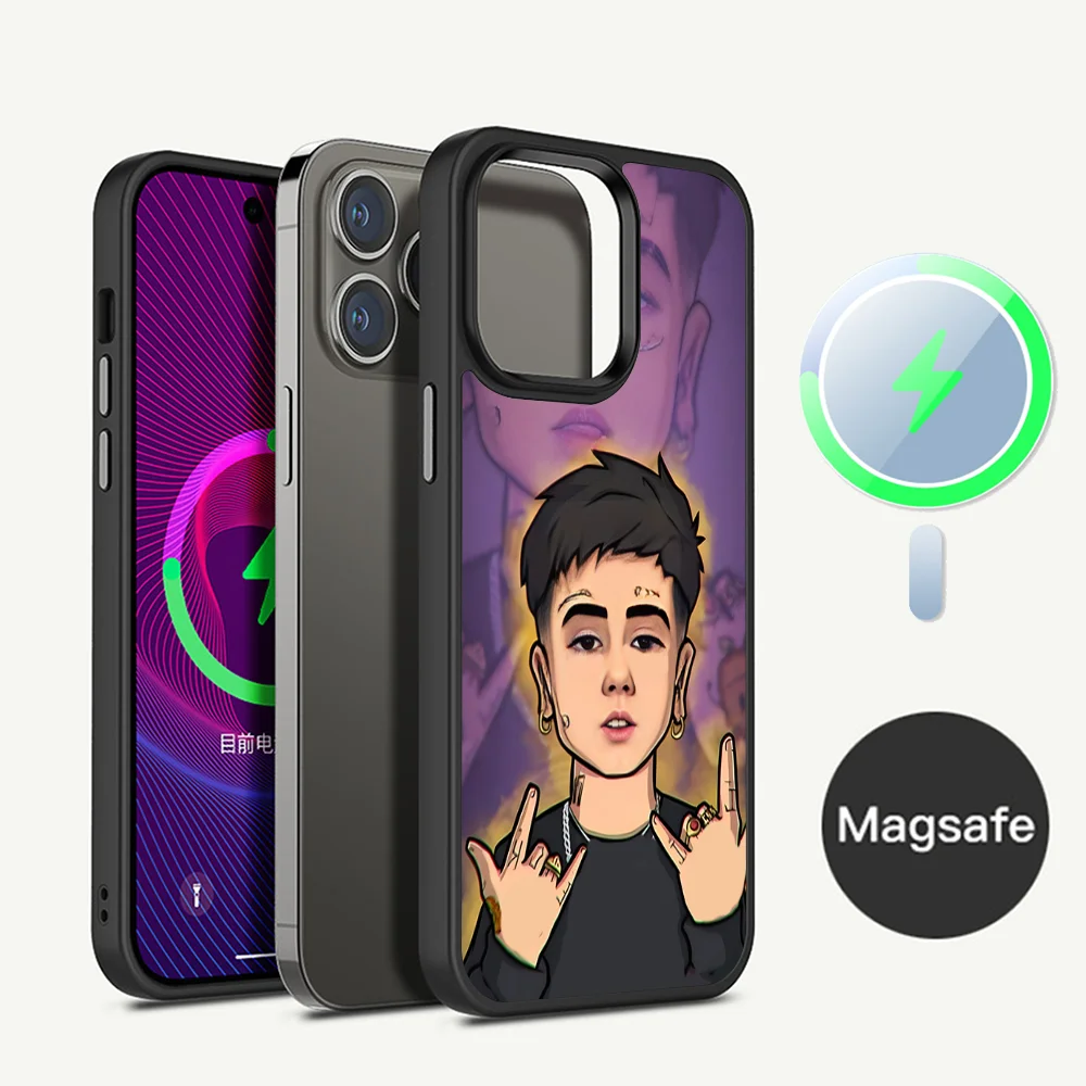 Чехол для телефона Duki Rapper iPhone 15 Pro Max чехол 14 Plus 13 12 11 магнитный беспроводной