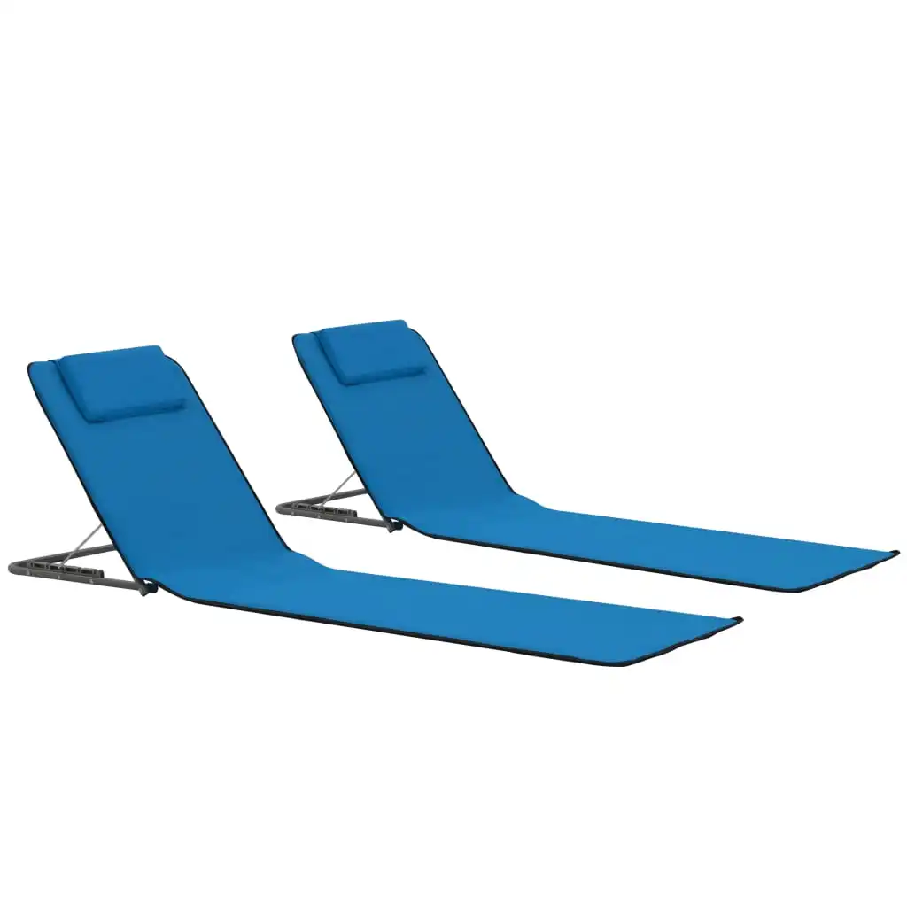 2pcs Foldable Beach Mats Grey Sun Lounger Beach Chair for Campsite Terrace Adjustable Garden Chairs with Storage Pocket
2pcs Foldable Beach Mats Grey Sun Lounger Beach Chair for Campsite Terrace Adjustable Garden Chairs with Storage Pocket