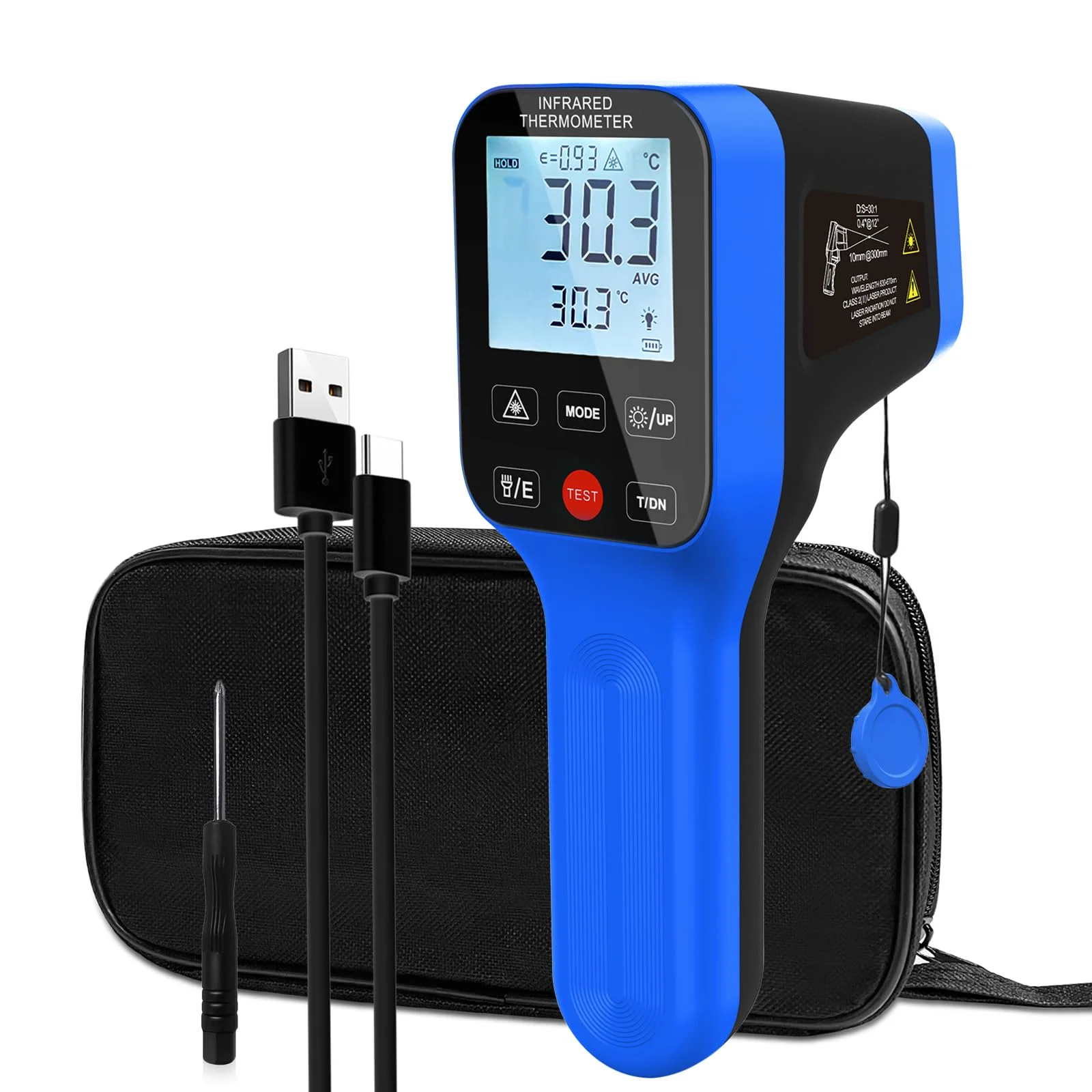 HoldPeak HP-1600 Инфракрасный термометр
HoldPeak HP-1600 Инфракрасный термометр