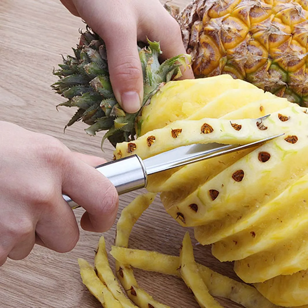 Stainless Steel Pineapple Knife Non-slip Pineapple Peeler Easy Cleaning Pineapple Shovel Fruit Tools Kitchen Tools
Stainless Steel Pineapple Knife Non-slip Pineapple Peeler Easy Cleaning Pineapple Shovel Fruit Tools Kitchen Tools