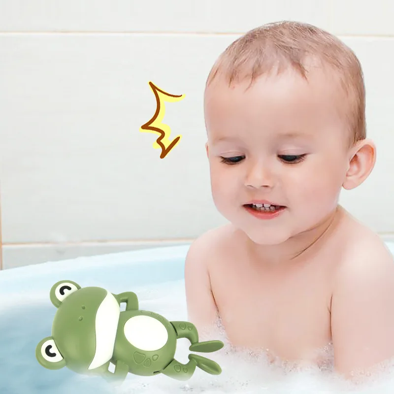 Baby Cute Frogs Bath Toys for Children New Baby Bath Swimming Bath Toy Clockwork Bath Toy Brinquedos Infantil 3 Colors
Baby Cute Frogs Bath Toys for Children New Baby Bath Swimming Bath Toy Clockwork Bath Toy Brinquedos Infantil 3 Colors