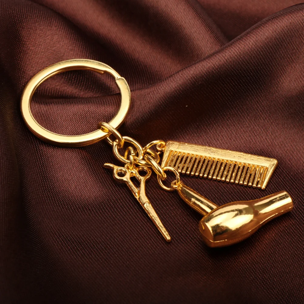 Stainless Steel Key Ring Pendant Keychain Creative Hairdresser Personality Comb Man
Stainless Steel Key Ring Pendant Keychain Creative Hairdresser Personality Comb Man