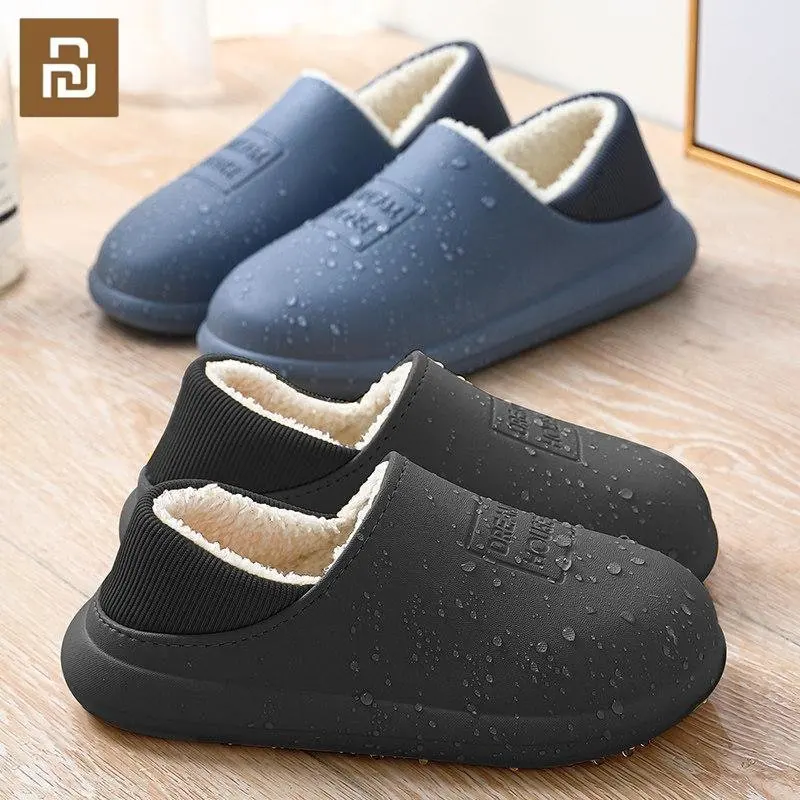 Youpin Winter Women Men Cotton Slippers Warm Plush Waterproof Non-Slip Outdoor Home Thick Flat Sole Couple Ladies Indoor Shoes
Youpin Winter Women Men Cotton Slippers Warm Plush Waterproof Non-Slip Outdoor Home Thick Flat Sole Couple Ladies Indoor Shoes