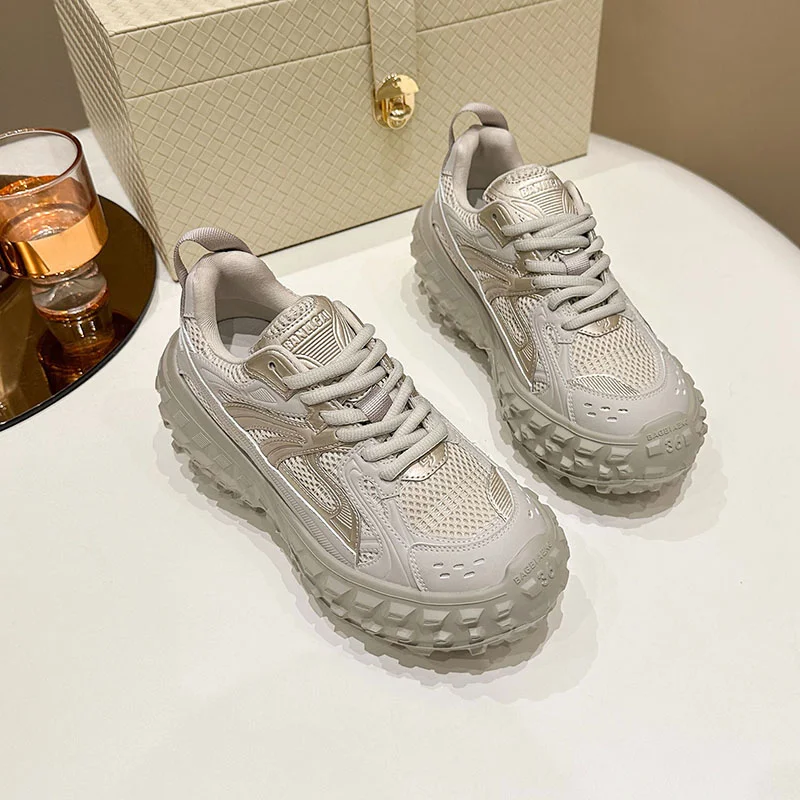 2023 Spring New Women's Sports Casual Shoes Fashion Lace-up Daddy Shoes All Match Breathable Single Shoes Female
2023 Spring New Women's Sports Casual Shoes Fashion Lace-up Daddy Shoes All Match Breathable Single Shoes Female