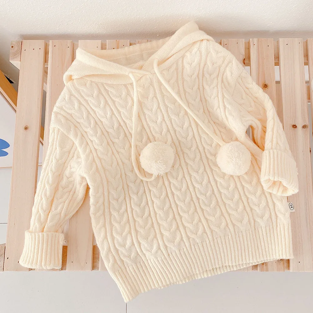 Toddler Girls Sweater Solid Color Hooded Spring Autumn Knitted Kids Long Sleeve Tops Casual Children Clothing
Toddler Girls Sweater Solid Color Hooded Spring Autumn Knitted Kids Long Sleeve Tops Casual Children Clothing