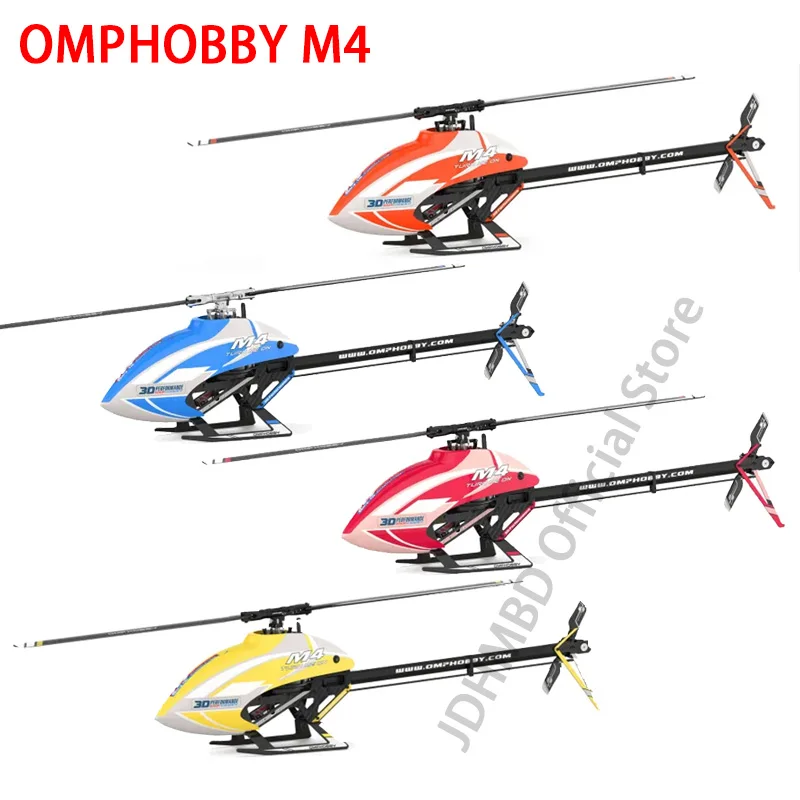 

OMPHOBBY M4 Legend 6CH 3D Direct Drive Brushless Motor 380 Class Flybarless RC Helicopter Kit/Combo Kit Versio For rs4