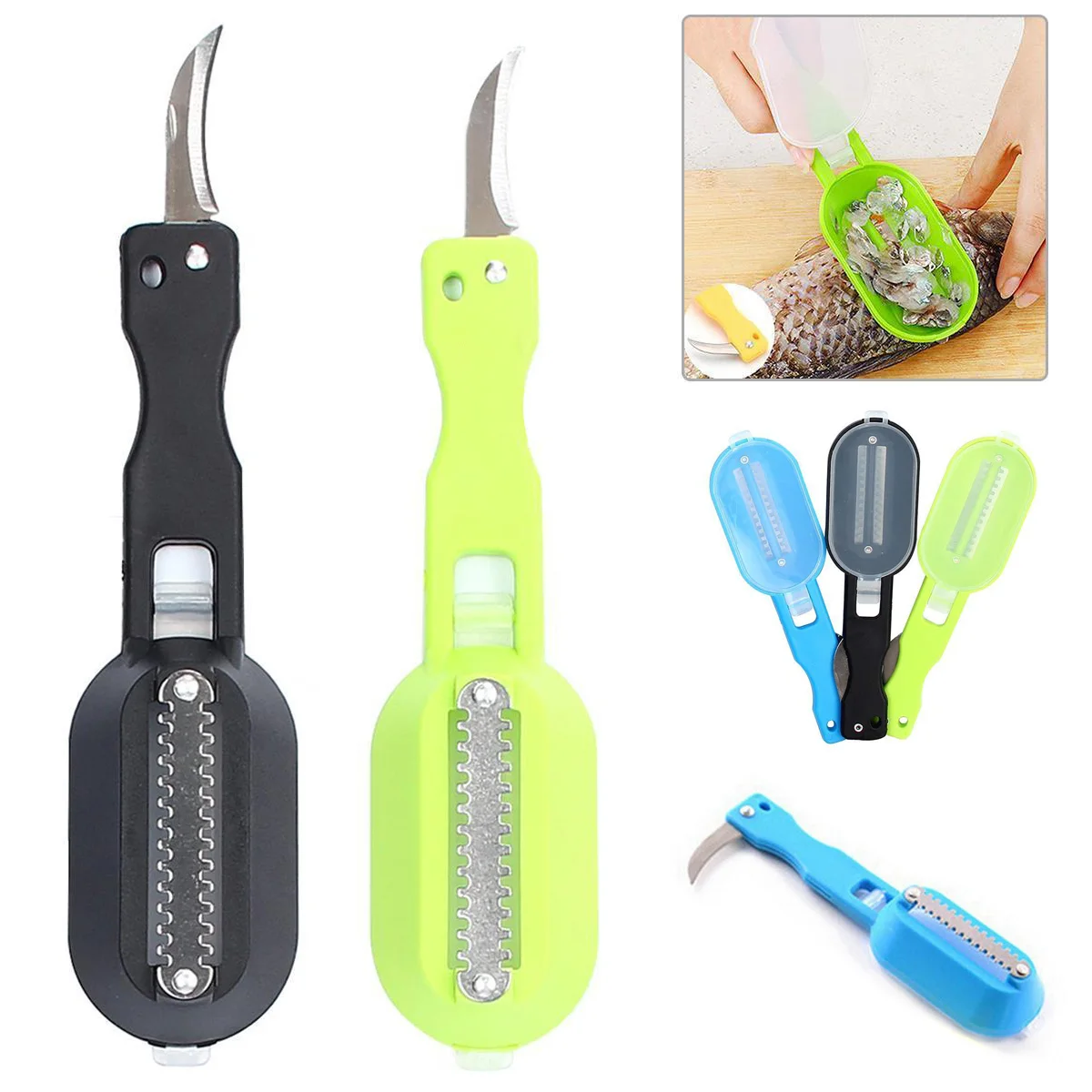 Fish Scale Cleaner Knife Removing Peeler Cleaning Tool Kitchen Peeler Tool for Kitchen Fish Scale Removing
Fish Scale Cleaner Knife Removing Peeler Cleaning Tool Kitchen Peeler Tool for Kitchen Fish Scale Removing