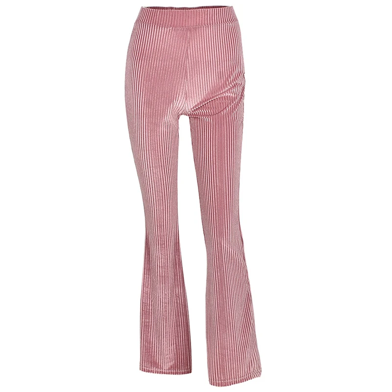 Women's Fashion Casual Trousers with Ribbed Design High-waisted Tummy Stretch Micro-flared Pants Sports Outfits Ladies Pants
Women's Fashion Casual Trousers with Ribbed Design High-waisted Tummy Stretch Micro-flared Pants Sports Outfits Ladies Pants