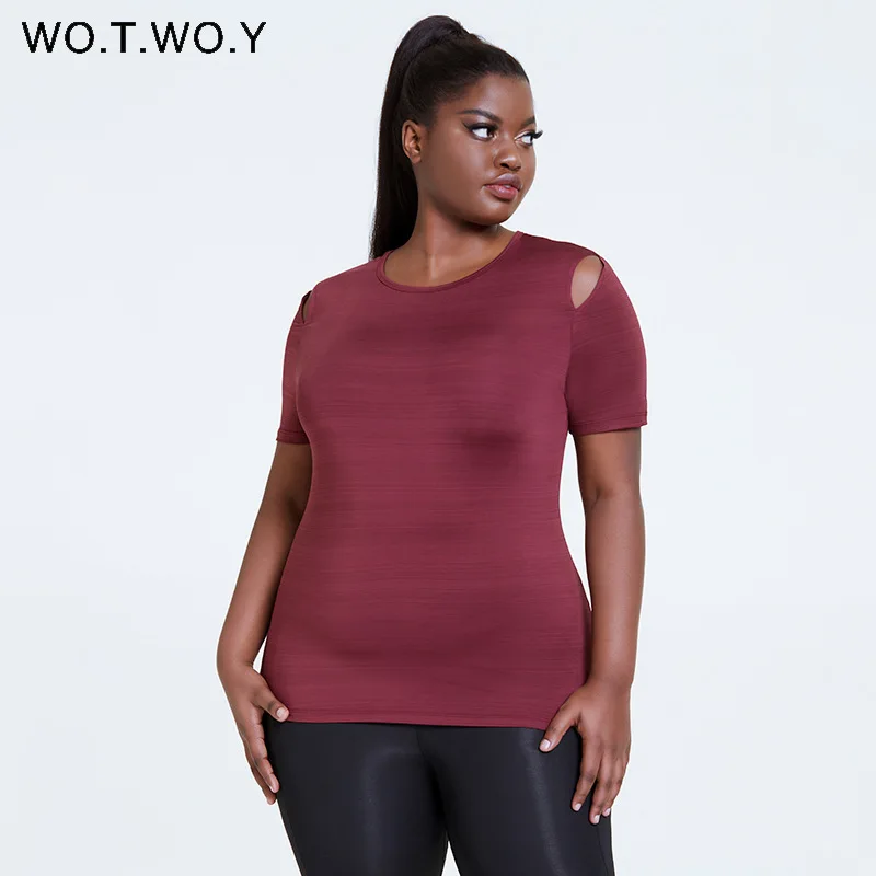 Женская футболка с открытыми плечами Wo. T. W o.y, эластичная тонкая быстросохнущая дышащая футболка с открытыми плечами для фитнеса, женские фу...
Женская футболка с открытыми плечами Wo. T. W o.y, эластичная тонкая быстросохнущая дышащая футболка с открытыми плечами для фитнеса, женские фу...