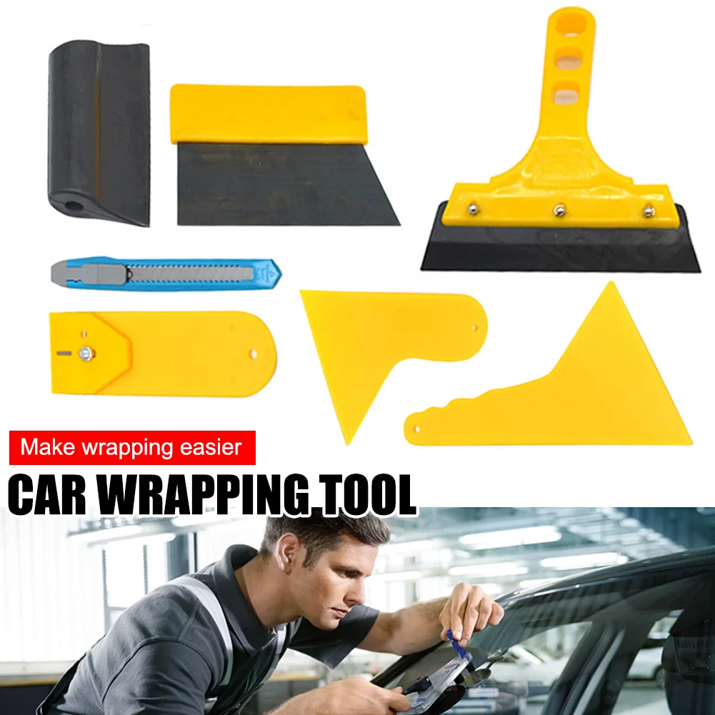 7Pcs Car Window Tint Tools Kit Set Fitting for Film Tinting Scraper Application w/Retail Package
7Pcs Car Window Tint Tools Kit Set Fitting for Film Tinting Scraper Application w/Retail Package