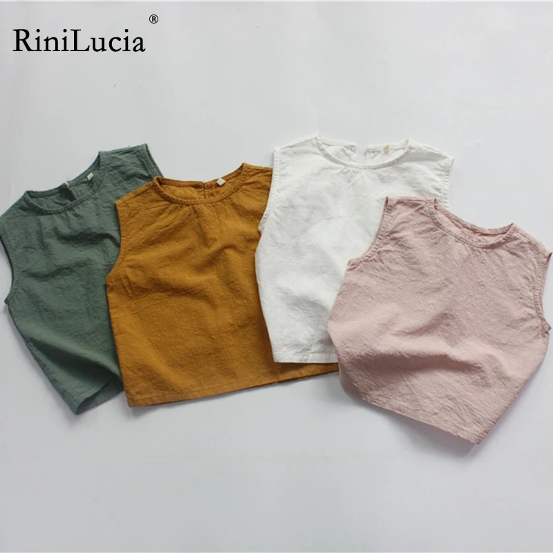 RiniLucia Summer T Shirt For Girls Children Tops Teenage Clothes Cotton Kids T-shirts Camisole Baby Undershirt
RiniLucia Summer T Shirt For Girls Children Tops Teenage Clothes Cotton Kids T-shirts Camisole Baby Undershirt