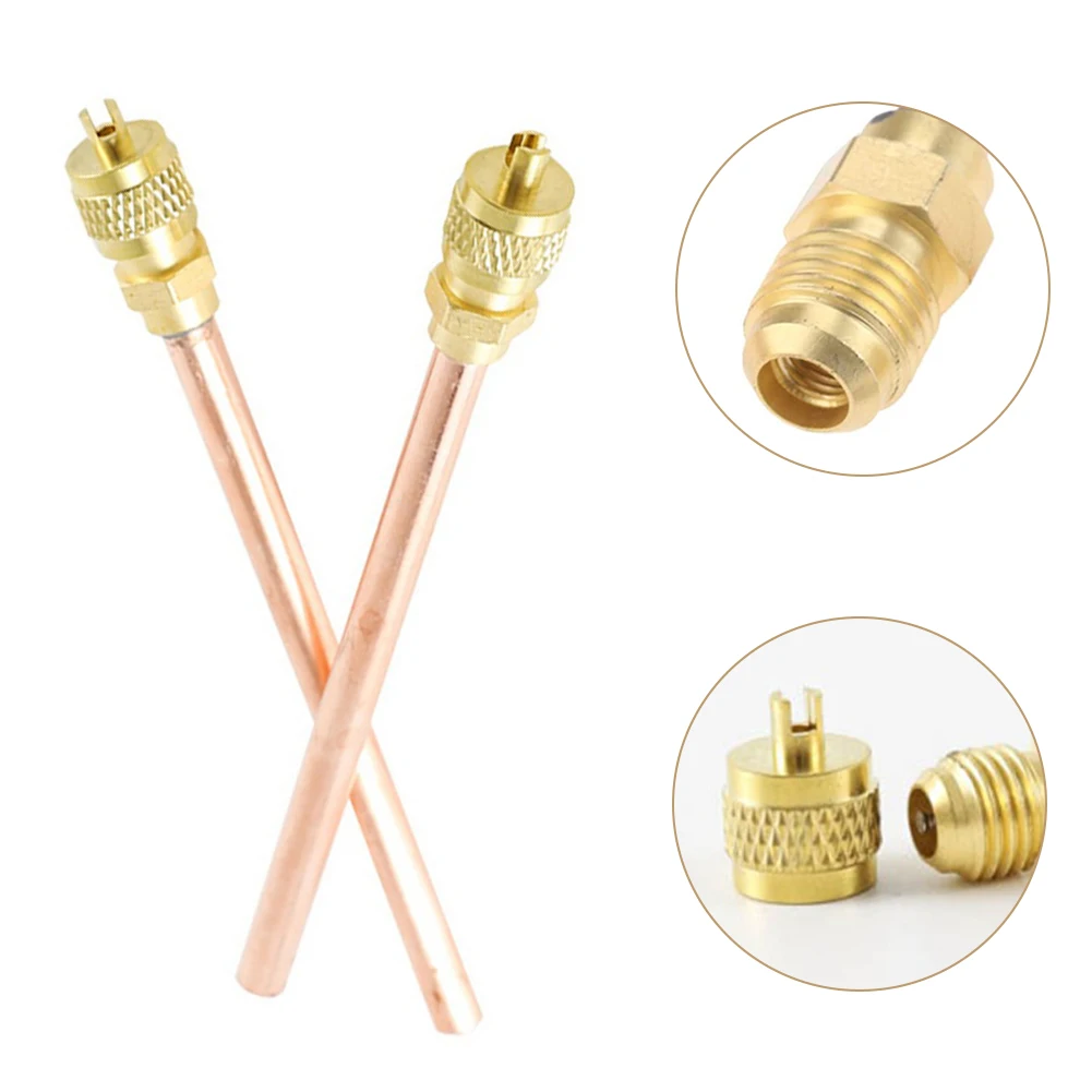 2pcs/lot Service Access Valve 1/4" SAE 1/4" OD 118mm Stem Strong Core AC Air Conditioner Refrigeration Access Valve Copper Tube
2pcs/lot Service Access Valve 1/4" SAE 1/4" OD 118mm Stem Strong Core AC Air Conditioner Refrigeration Access Valve Copper Tube