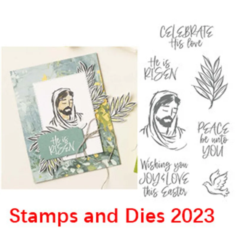 REJOICE IN HIM Cutting Dies And Rubber Stamps For DIY Decoration Greeting Scrapbooking Album Material Craft 2023 New Christmas
REJOICE IN HIM Cutting Dies And Rubber Stamps For DIY Decoration Greeting Scrapbooking Album Material Craft 2023 New Christmas