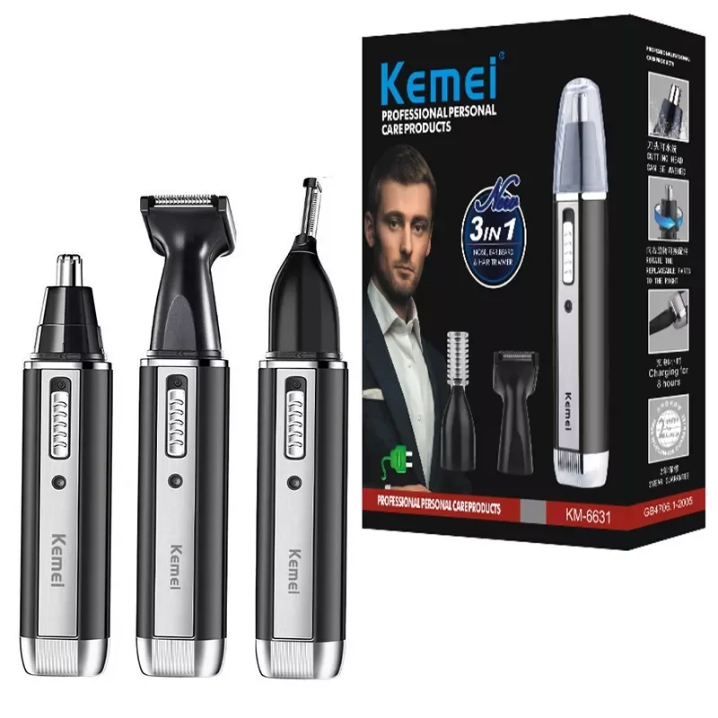 Original kemei rechargeable nose trimmer beard trimer eyebrow nose hair trimmer for nose and ear cleaner hair removal machine
Original kemei rechargeable nose trimmer beard trimer eyebrow nose hair trimmer for nose and ear cleaner hair removal machine