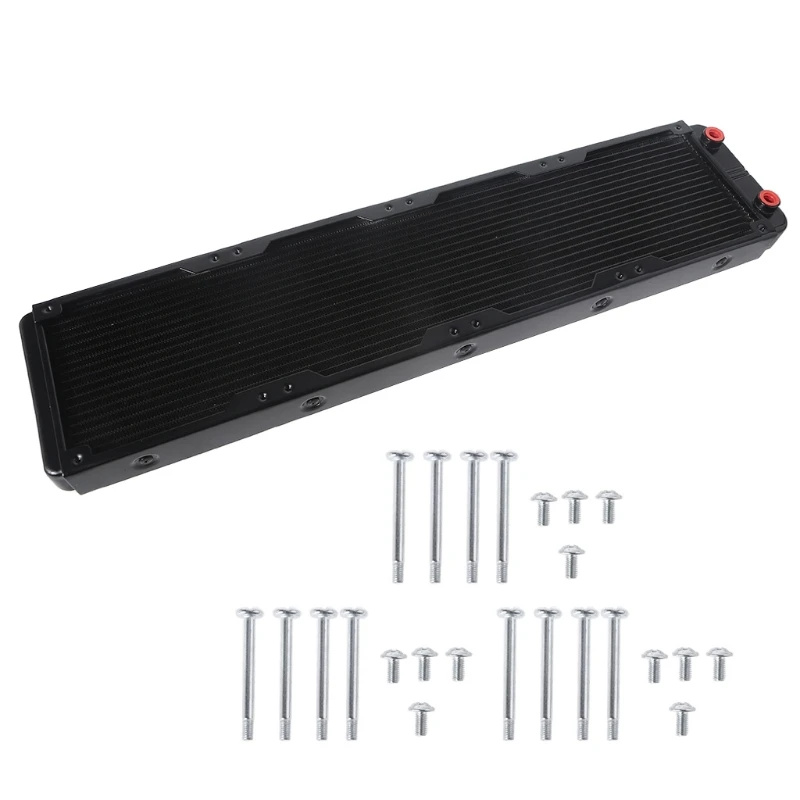 G1/4 Thread 480mm PC Water Heat Exchanger Computer Aluminum Heat Radiator Heat Sink for Computer Water Cooling System P9JB
G1/4 Thread 480mm PC Water Heat Exchanger Computer Aluminum Heat Radiator Heat Sink for Computer Water Cooling System P9JB