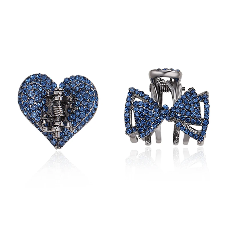 CHIMERA 2pcs Mini Hair Claw Clips Chic Rhinestone Heart Bow Small Jaw Clip Non-slip Hairgrip Bangs Hairpins for Women Girls
CHIMERA 2pcs Mini Hair Claw Clips Chic Rhinestone Heart Bow Small Jaw Clip Non-slip Hairgrip Bangs Hairpins for Women Girls