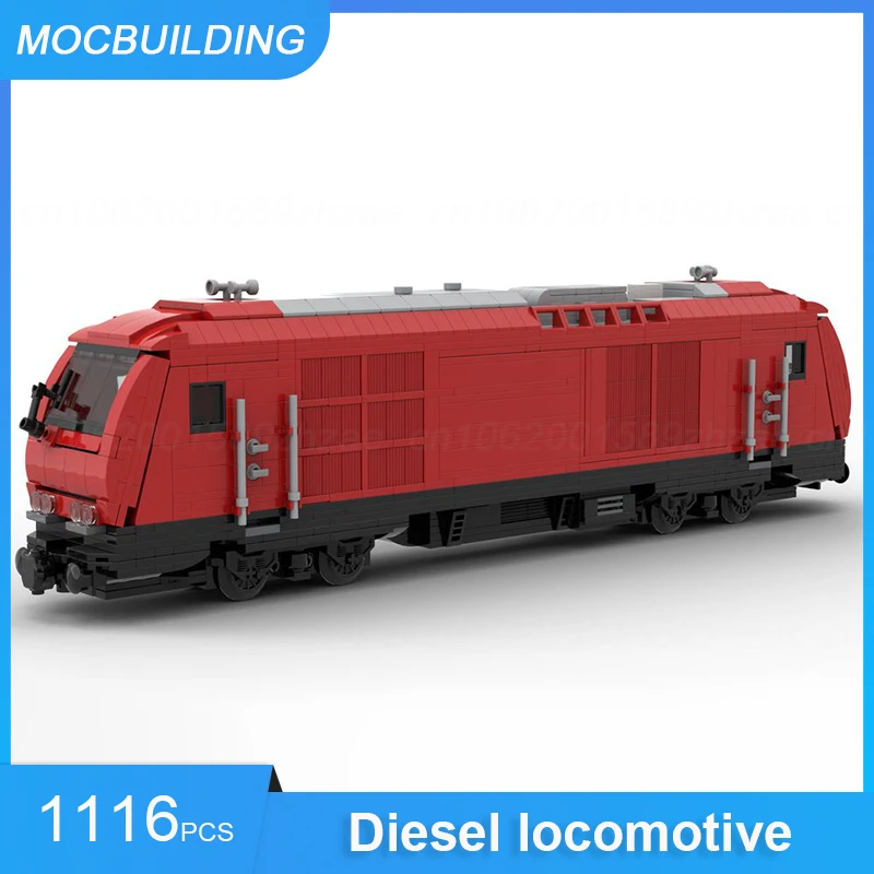 

Diesel Locomotive ER20 Hercules ÖBB 2016 - MOC Building Blocks DIY Assemble Bricks Train Transportation Kids Toys Gifts 1116PCS