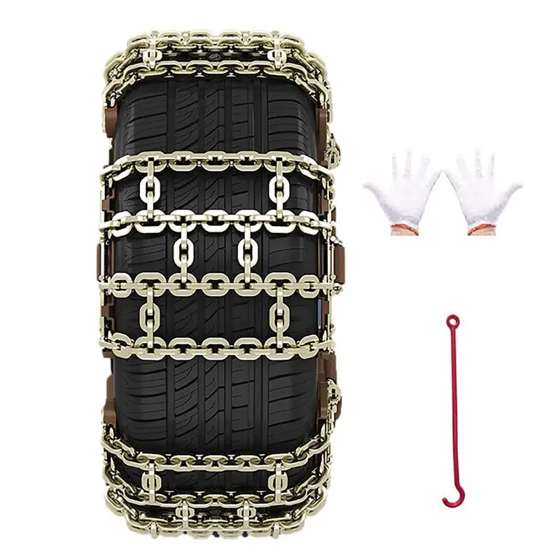 Tire Snow Chains For Cars 6pcs/set Tire Chains For Snow And Ice Car Tyre Safety Chains For Winter Travel Emergencies For Snow
Tire Snow Chains For Cars 6pcs/set Tire Chains For Snow And Ice Car Tyre Safety Chains For Winter Travel Emergencies For Snow