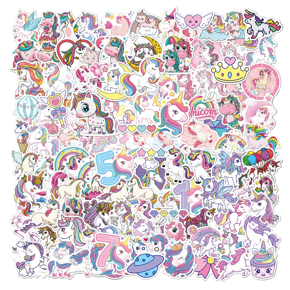 10/30/50/118PCS Kawaii Colorful Unicorn Cartoon Stickers Decals DIY Laptop Bicycle Motorcycle Phone Car Graffiti Sticker Toys
10/30/50/118PCS Kawaii Colorful Unicorn Cartoon Stickers Decals DIY Laptop Bicycle Motorcycle Phone Car Graffiti Sticker Toys