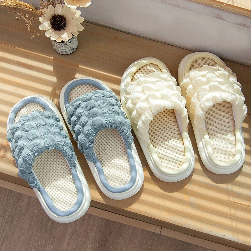Rimocy Brand Design Sole Cloud Slippers Women Summer Linen Flat Sandals Woman Platform Home Slippers Flip Flops
Rimocy Brand Design Sole Cloud Slippers Women Summer Linen Flat Sandals Woman Platform Home Slippers Flip Flops