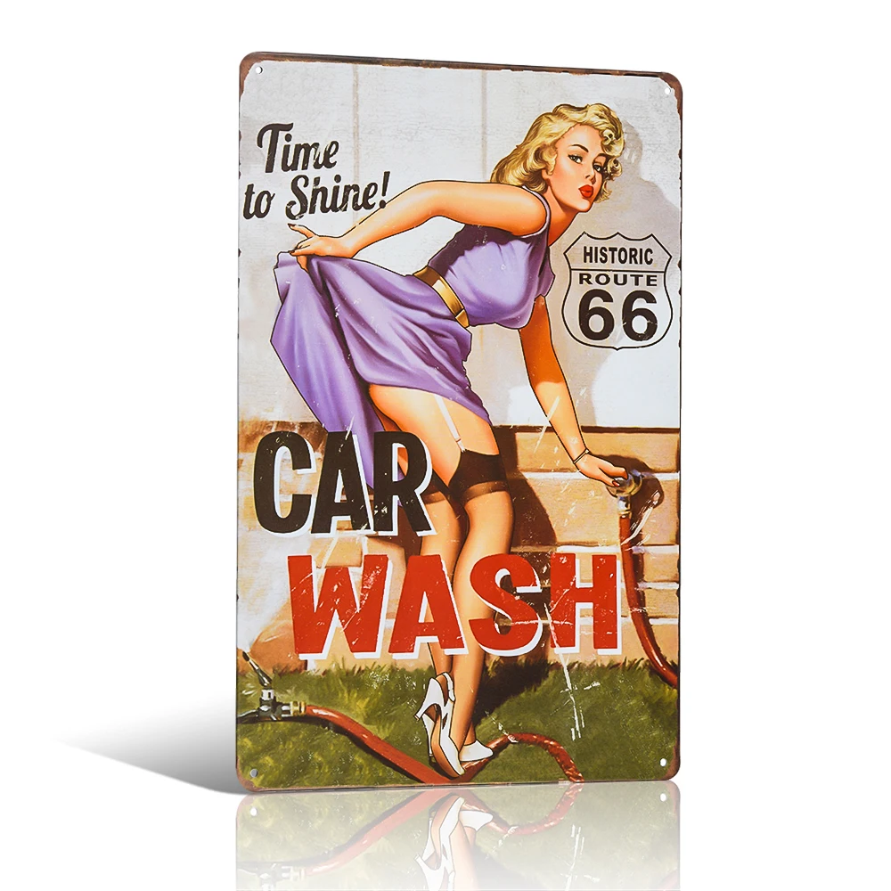 Route 66 wash car Vintage Metal Tin sign Art Poster Decorative Bar Metal Plate Plaque
Route 66 wash car Vintage Metal Tin sign Art Poster Decorative Bar Metal Plate Plaque