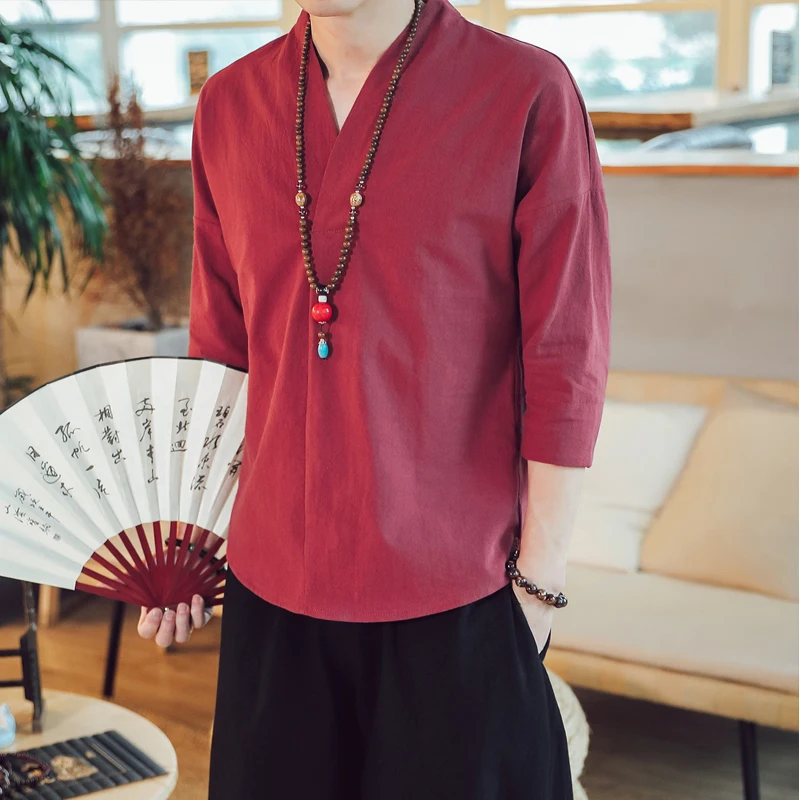 Кимоно мужское в японском стиле, короткая рубашка с рукавом до локтя, вязаный кардиган в японском стиле, юката, с перьями, летняя одежда
Кимоно мужское в японском стиле, короткая рубашка с рукавом до локтя, вязаный кардиган в японском стиле, юката, с перьями, летняя одежда