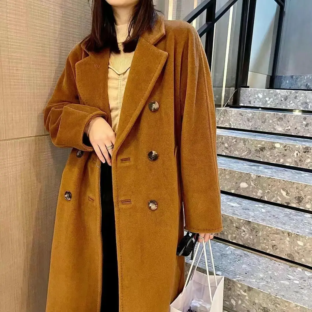 2020 spring 90% Wool woolen coat female new classic double-breasted long wool coat warm thick coat coat female Plus Size
2020 spring 90% Wool woolen coat female new classic double-breasted long wool coat warm thick coat coat female Plus Size