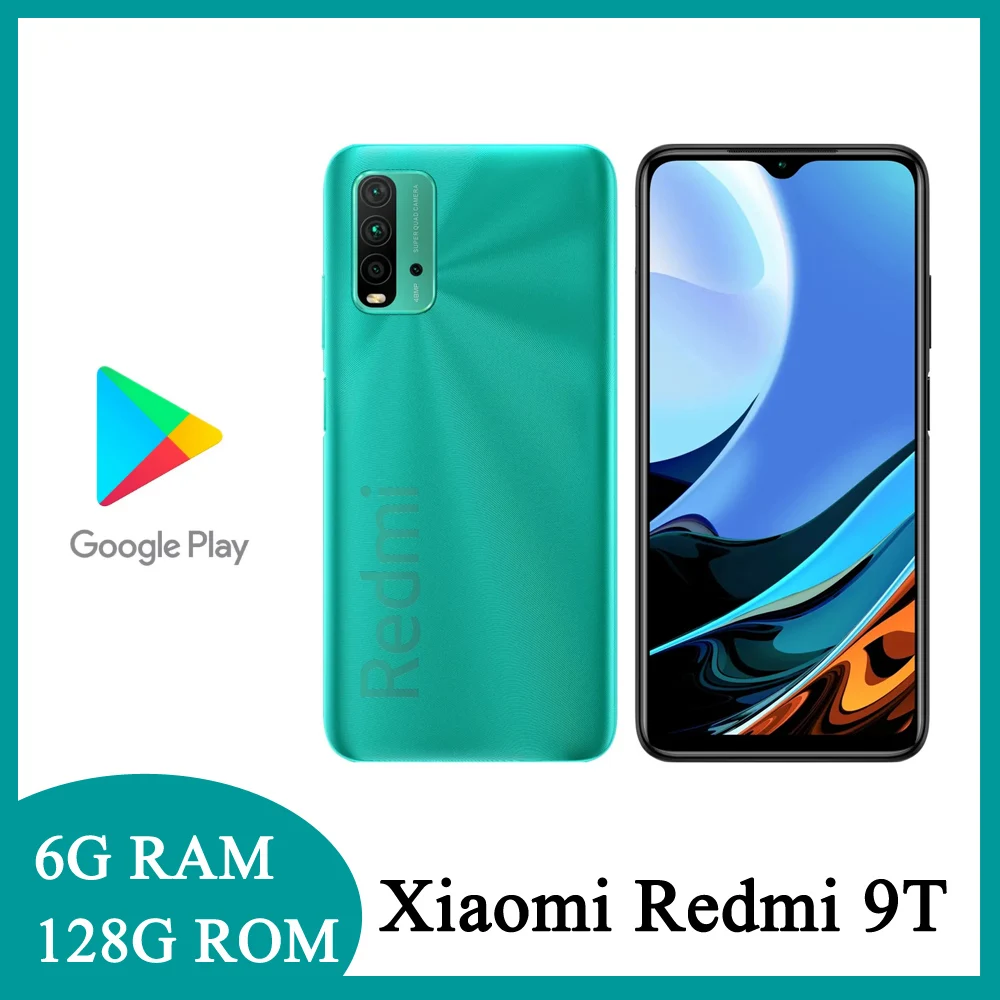 

LTE Dual sim Android 6G RAM 128G ROM NEW Xiaomi redmi 48MP Smartphones global version mobile phones 6.53INCH unlocked celulares