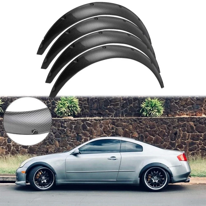 For Mercedes-Benz 4X 4.5"; Fender Flares Wheel Arches Extra Wide Kit Carbon Fiber
For Mercedes-Benz 4X 4.5"; Fender Flares Wheel Arches Extra Wide Kit Carbon Fiber