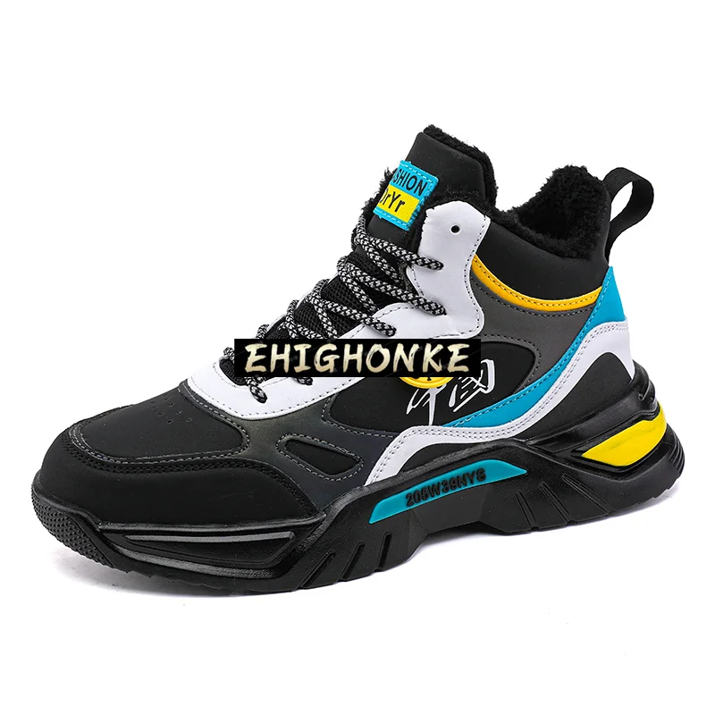 Winter cotton shoes high-top new high-heeled men and women mixed casual suede shoes street fashion walking shoes black size
Winter cotton shoes high-top new high-heeled men and women mixed casual suede shoes street fashion walking shoes black size