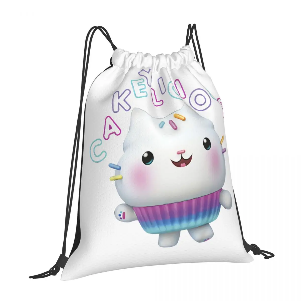 Kids Gabbys Dollhouse Cakey Cat Drawstring Bags Schoolbag Men Handbag Bags For Girls Sports Backpack Fashion Storage Bag
Kids Gabbys Dollhouse Cakey Cat Drawstring Bags Schoolbag Men Handbag Bags For Girls Sports Backpack Fashion Storage Bag