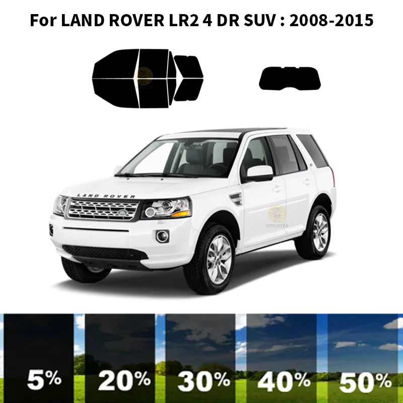 

Precut nanoceramics car UV Window Tint Kit Automotive Window Film For LAND ROVER LR2 4 DR SUV 2008-2015