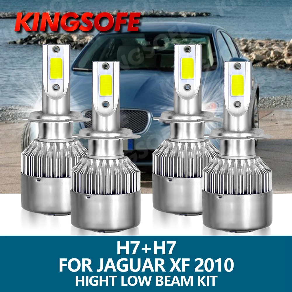 Автомобильные светодиодные фары KINGSOFE, 4 шт., H7, 6000 лм, 72 Вт, 2010 к 
Автомобильные светодиодные фары KINGSOFE, 4 шт., H7, 6000 лм, 72 Вт, 2010 к
