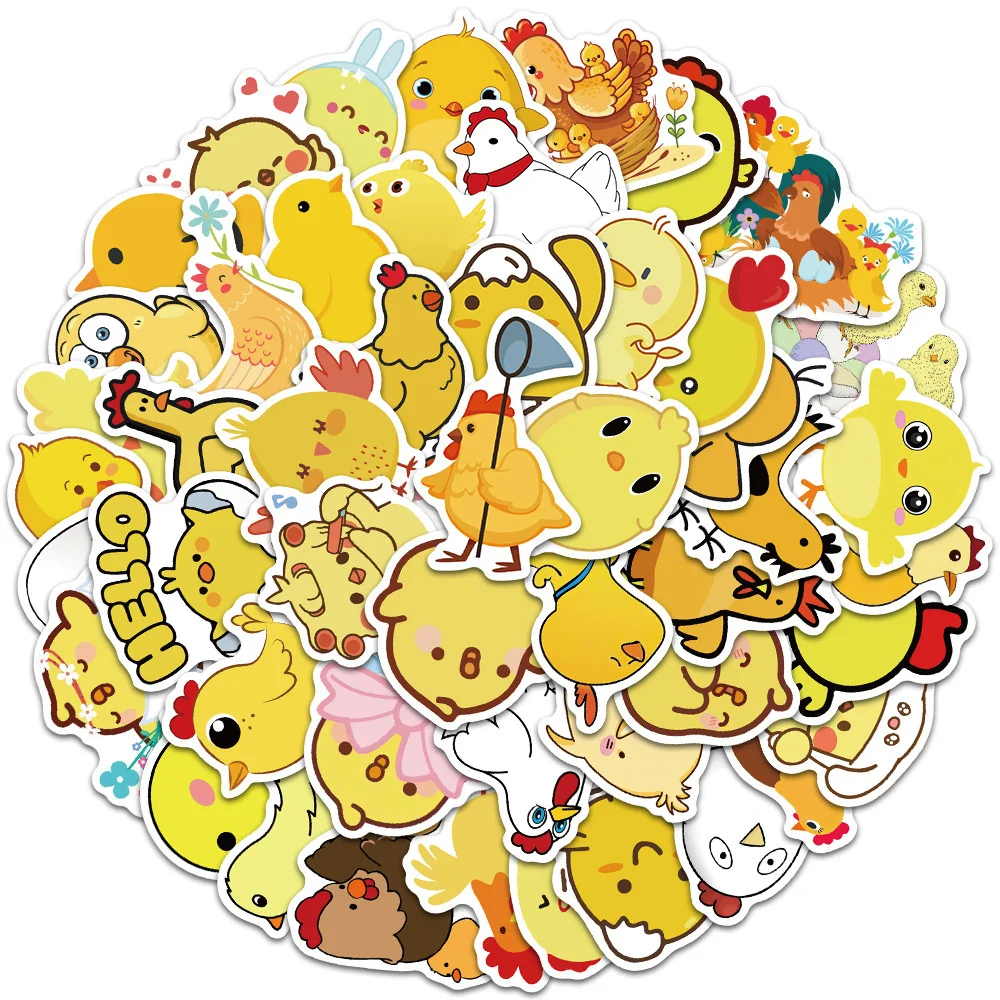 10/30/50PCS Cute Cartoon Little Yellow Chicken Children Stickers for Luggage Laptop IPad Journal Waterproof Stickers Wholesale
10/30/50PCS Cute Cartoon Little Yellow Chicken Children Stickers for Luggage Laptop IPad Journal Waterproof Stickers Wholesale