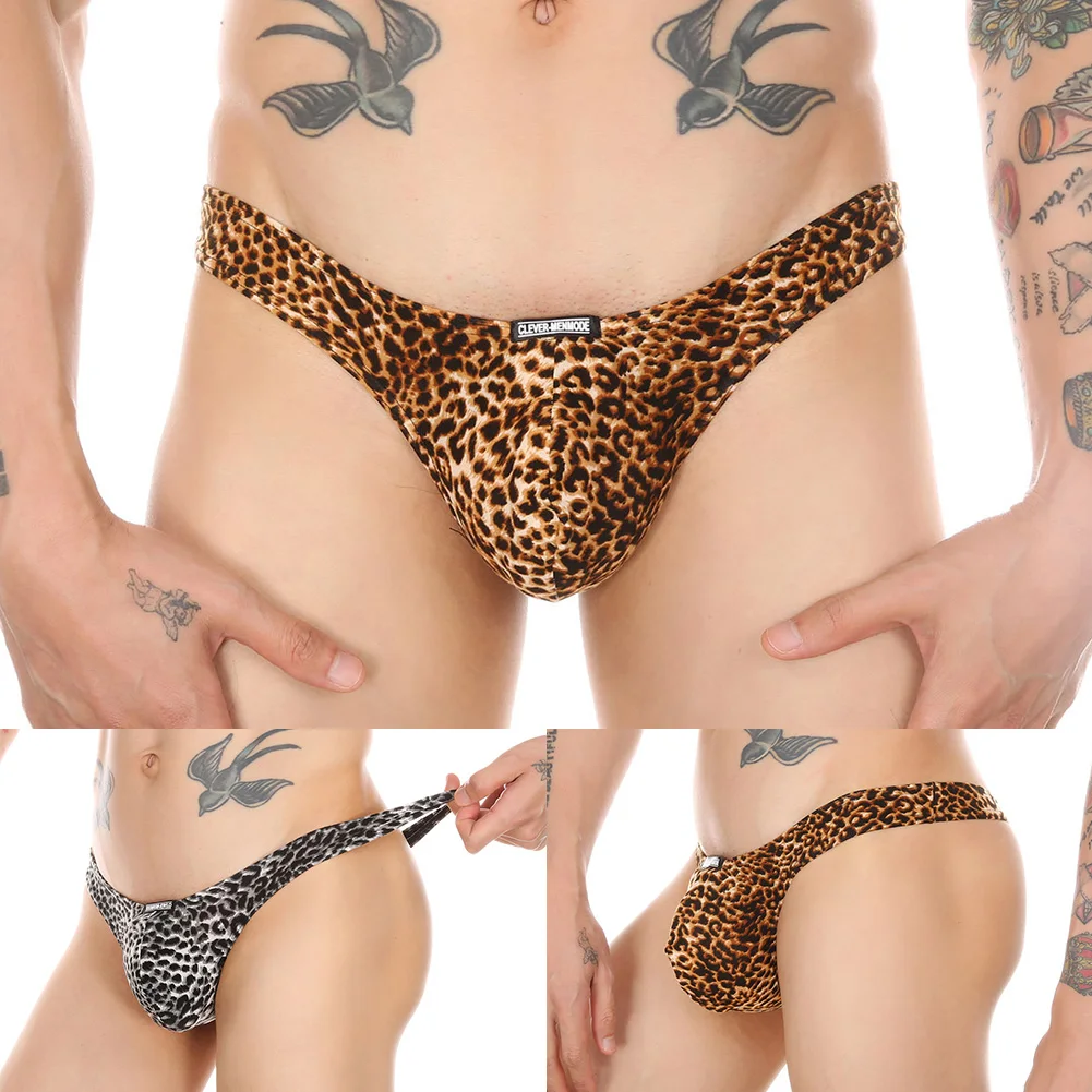 Men Fashion Sexy Underwear Wild Leopard Print Low Waist T-string Thong Soft And Comfortable Panties Elastic Trunks Shorts
Men Fashion Sexy Underwear Wild Leopard Print Low Waist T-string Thong Soft And Comfortable Panties Elastic Trunks Shorts