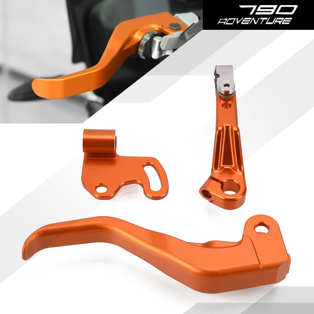 

Motorcycle two finger 10% force reduction shorty stunt clutch lever For 790 890 Adventure /ADV S/R 2018 2019 2020 2021 2022 2023
