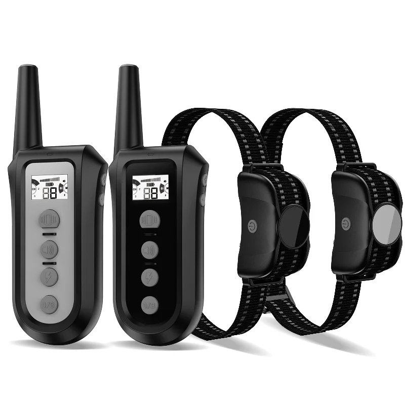 Pet Dog Training Collar Waterproof Rechargeable Shock Vibra Collar Remote Control Lcd Electric Dog Training Collar For Dogs
Pet Dog Training Collar Waterproof Rechargeable Shock Vibra Collar Remote Control Lcd Electric Dog Training Collar For Dogs