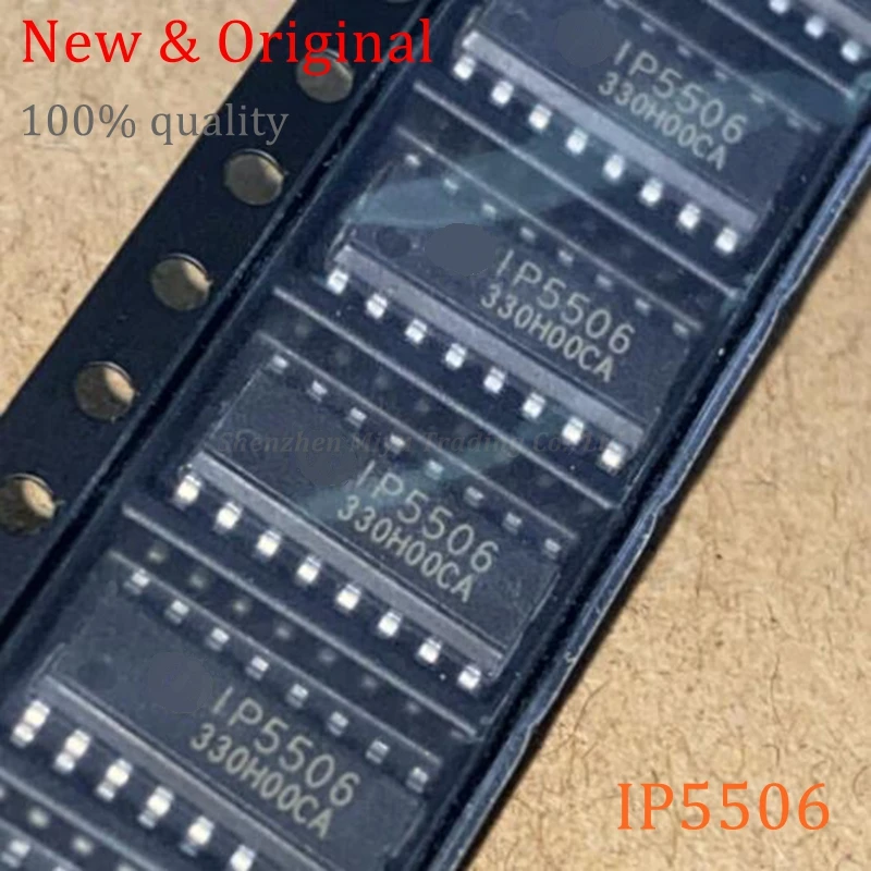 10 шт. Оригинальный Новый IP5506 ESOP16 5506 чип мобильного питания 5-в-1 2,5 A зарядка/разряд/2 A IC
10 шт. Оригинальный Новый IP5506 ESOP16 5506 чип мобильного питания 5-в-1 2,5 A зарядка/разряд/2 A IC