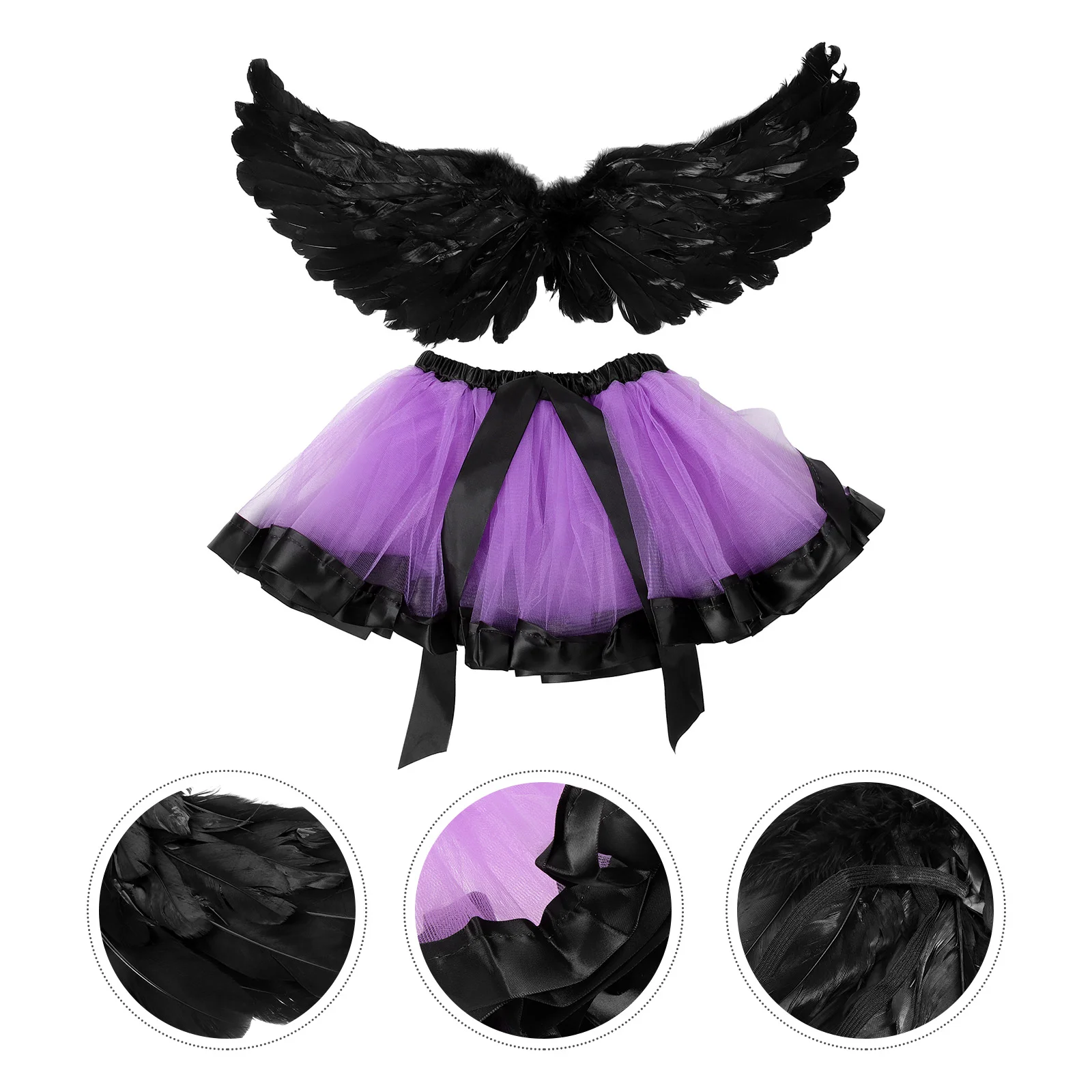 1 Set Halloween Cosplay Wing Skirt Girls Dress Up Costume Props Party Favor Supplies
1 Set Halloween Cosplay Wing Skirt Girls Dress Up Costume Props Party Favor Supplies