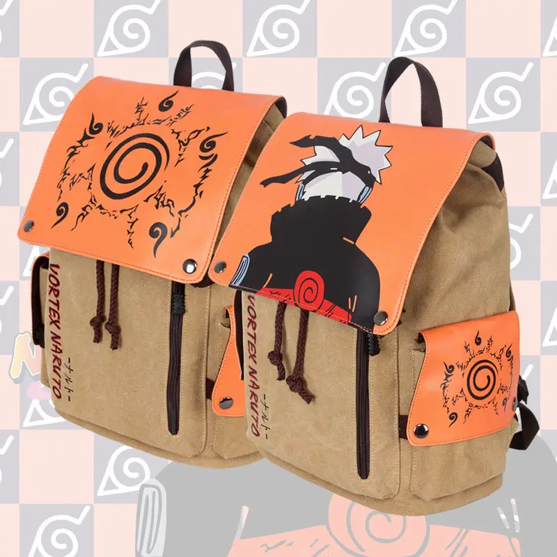 

Рюкзак Наруто из аниме «периферийный двухмерный», вместительный ранец для начальной и средней школы, школьный портфель