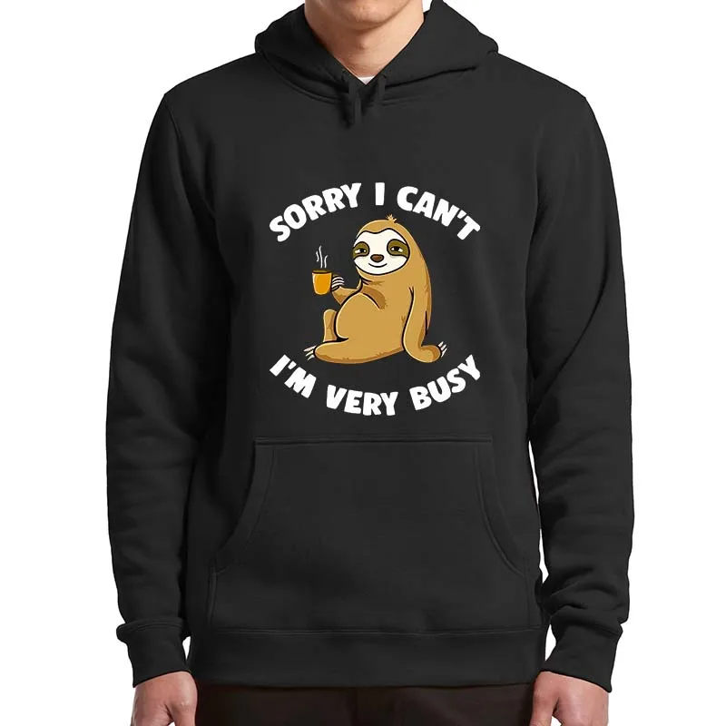 Sloth Sorry I Can't I'm Busy Hoodies Cute Animals Cartoon Funny Slogan Hooded Sweatshirt Casual Unisex Soft Pullovers Hoody
Sloth Sorry I Can't I'm Busy Hoodies Cute Animals Cartoon Funny Slogan Hooded Sweatshirt Casual Unisex Soft Pullovers Hoody