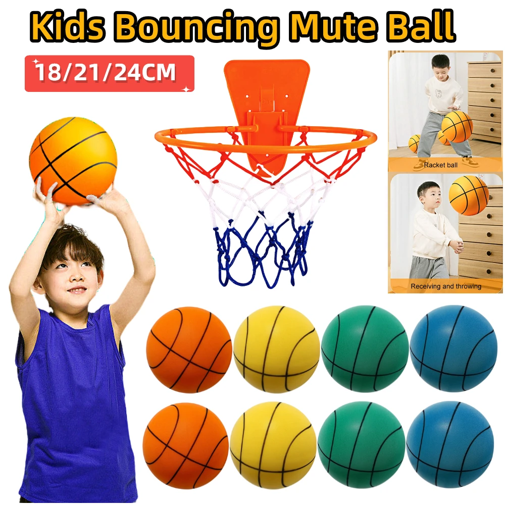Bouncing Mute Ball Indoor Silent Basketball 18/21/24cm Foam Basketball Silent Soft Ball Air Bounce Basket Ball 3/5/7 Sports Toy
Bouncing Mute Ball Indoor Silent Basketball 18/21/24cm Foam Basketball Silent Soft Ball Air Bounce Basket Ball 3/5/7 Sports Toy
