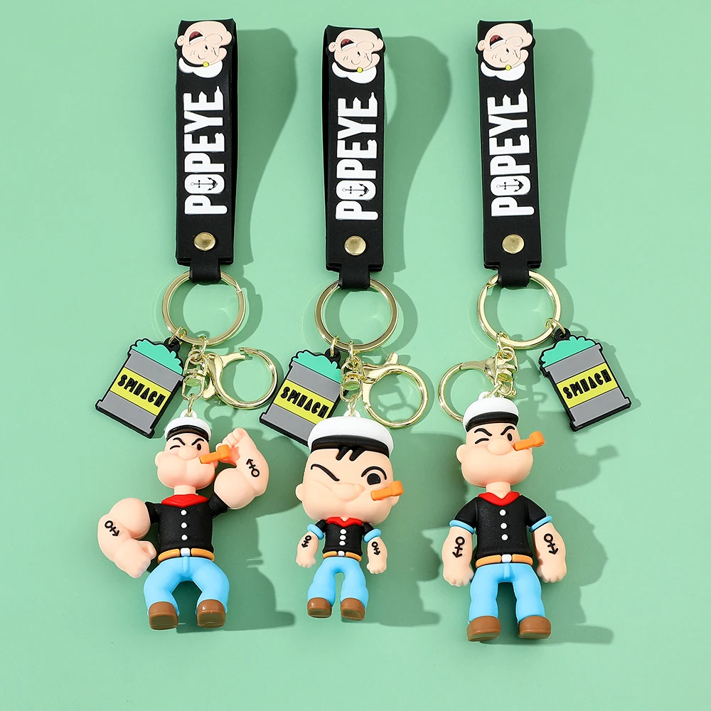 Anime Popeye Sailor Keychain Cartoon Figure Popeye Doll Pendant Key Chain Bag Car Keyring llaveros Jewelry Friends Gifts
Anime Popeye Sailor Keychain Cartoon Figure Popeye Doll Pendant Key Chain Bag Car Keyring llaveros Jewelry Friends Gifts