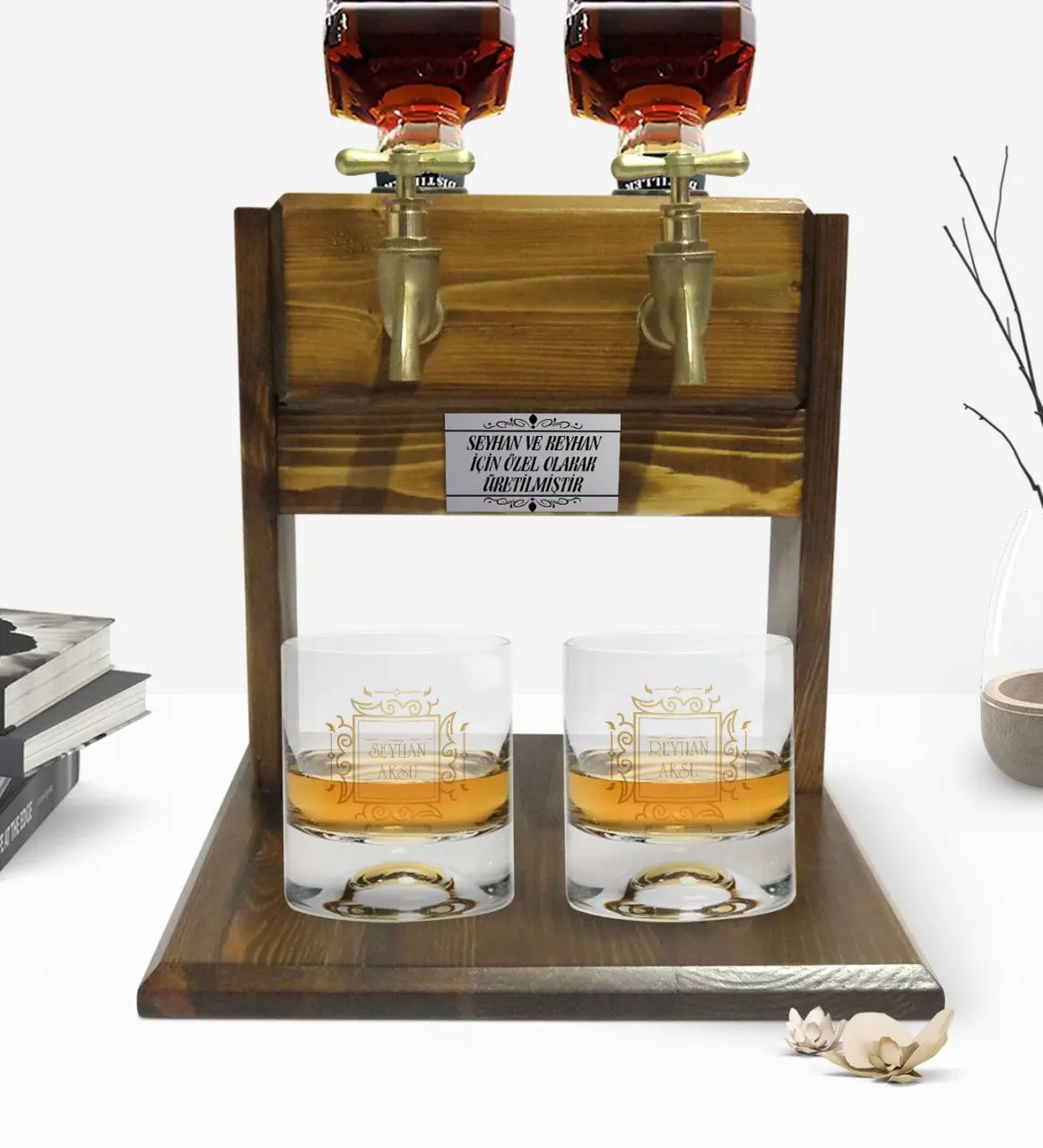 Personalized Colorful Printed Is Dual Whisky Cup and Double Tap Natural Wooden Whiskey Standı-18
Personalized Colorful Printed Is Dual Whisky Cup and Double Tap Natural Wooden Whiskey Standı-18