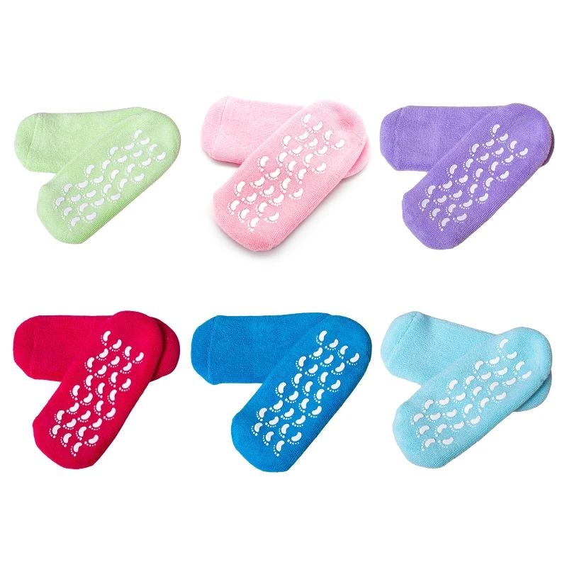 1 Pair Super Soft Spa Socks for Pedicure Moisturizing Mask Cracked Skin Heel Gel Silicone Sock for Feet Care
1 Pair Super Soft Spa Socks for Pedicure Moisturizing Mask Cracked Skin Heel Gel Silicone Sock for Feet Care
