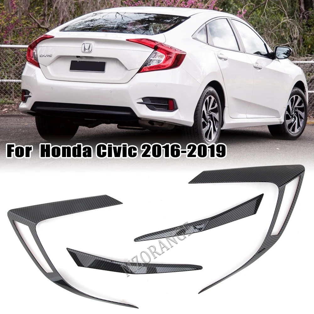 Carbon Fiber Tail Light Cover Trim For Honda Civic 10th 2016 2017 2018 2019 4pcs Car Styling Accessories Decor Automobiles
Carbon Fiber Tail Light Cover Trim For Honda Civic 10th 2016 2017 2018 2019 4pcs Car Styling Accessories Decor Automobiles