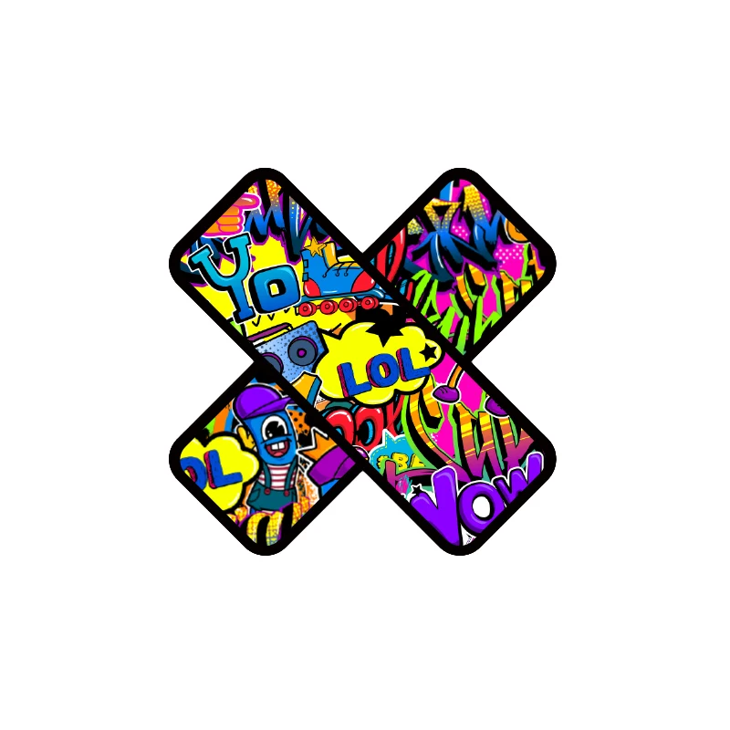 Красочные граффити клейкая повязка патч для блокировки царапин виниловая фотонаклейка авто мотоцикл декоративные наклейки
Красочные граффити клейкая повязка патч для блокировки царапин виниловая фотонаклейка авто мотоцикл декоративные наклейки