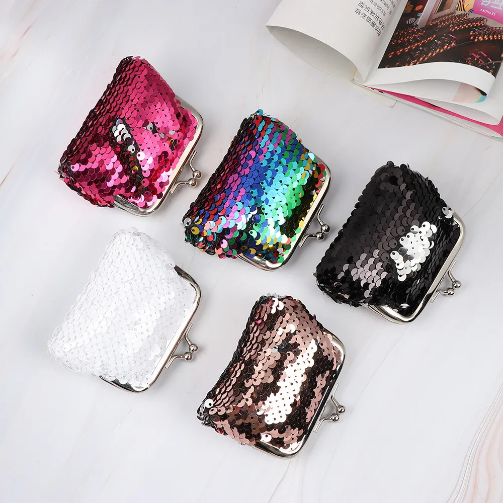 Women Sequins Wallet Portable Coin Purses Vintage Mini Handbags Card Holder Keys Earphone Bags 2022 Fashion Small Clutch Pouch
Women Sequins Wallet Portable Coin Purses Vintage Mini Handbags Card Holder Keys Earphone Bags 2022 Fashion Small Clutch Pouch